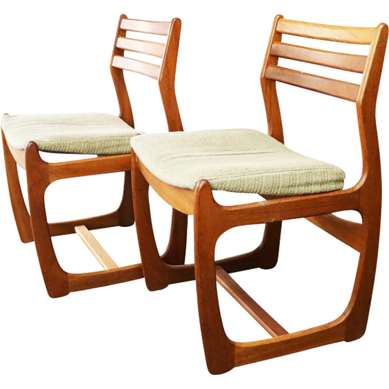 Suite de 4 chaises à repas par Portwood - 1960
