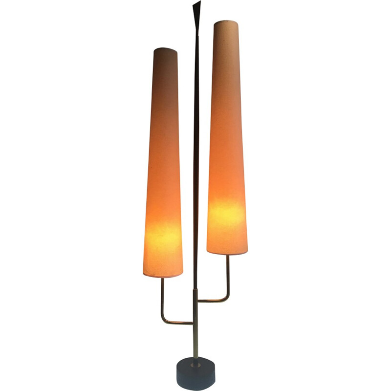 Lampadaire vintage de Boris Lacroix pour Lunel - 1950