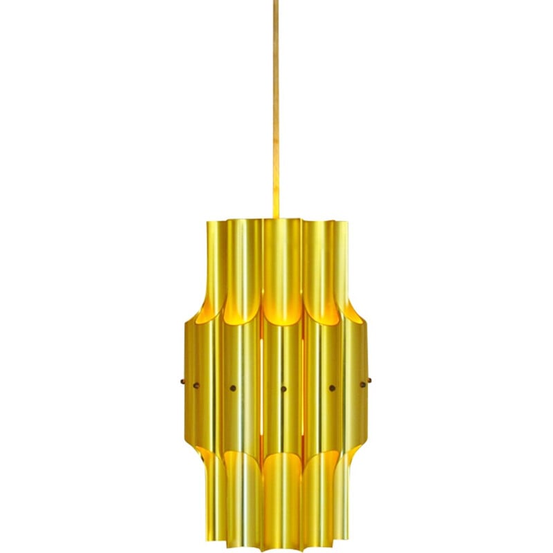 Vintage Pan Pendant Lamp by Bent Karlby for LYFA  - 1960s