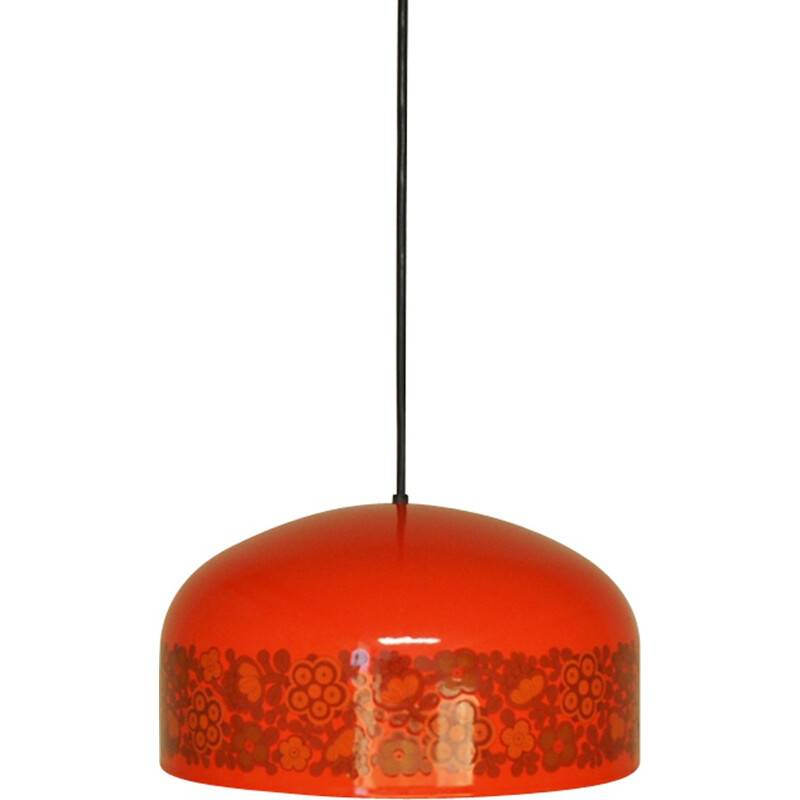Enameled Pendant Lamp by Kaj Franck for Fog & Mørup - 1970s 