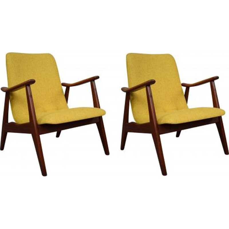 Vintage lounge chair by Louis Van Teefelen for Webe - 1960s