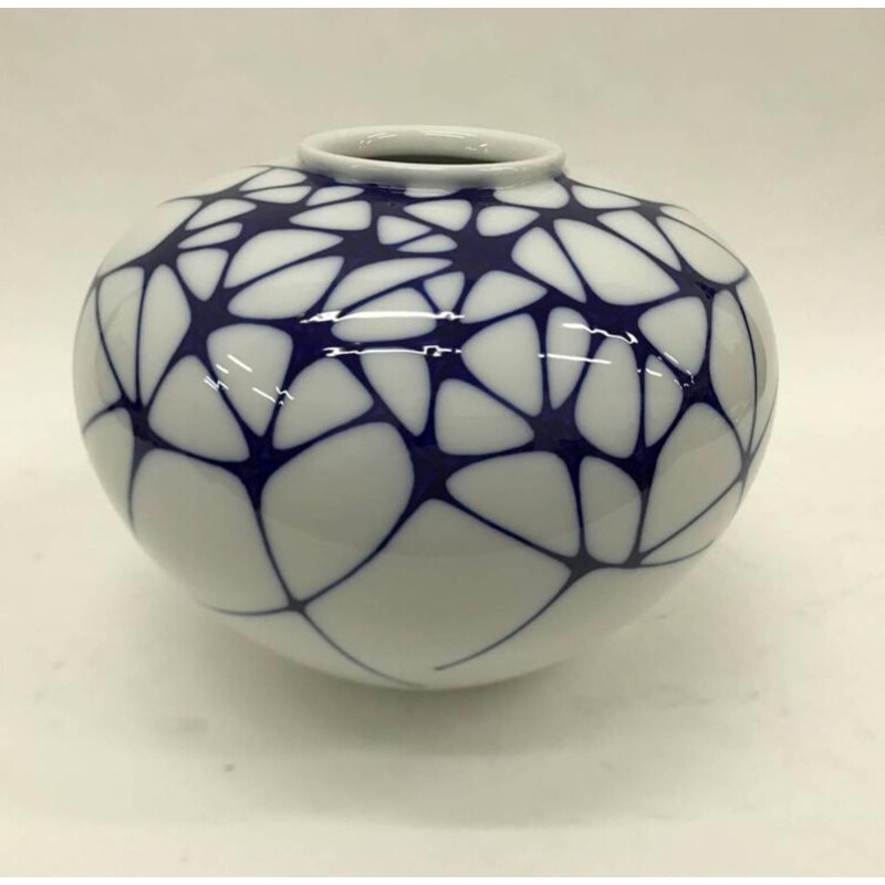 Vase en porcelaine de Enzo Mari par Kpm Berlin