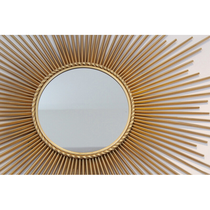 Vintage Sunburst Mirror from Chaty Vallauris, France - 1960s