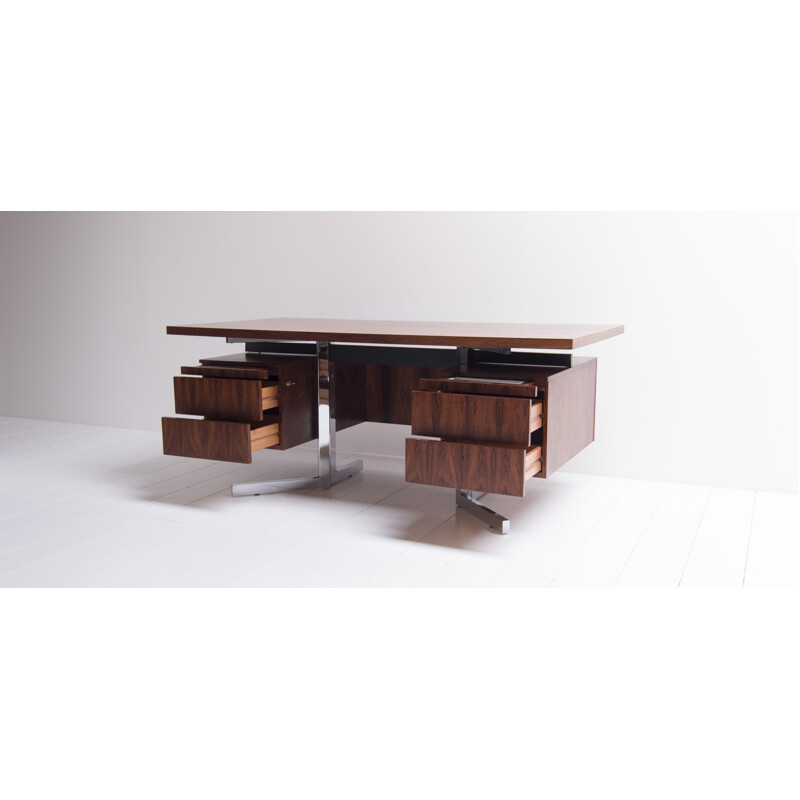 Vintage desk made of rosewood - 1960s