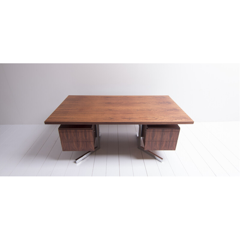 Vintage desk made of rosewood - 1960s