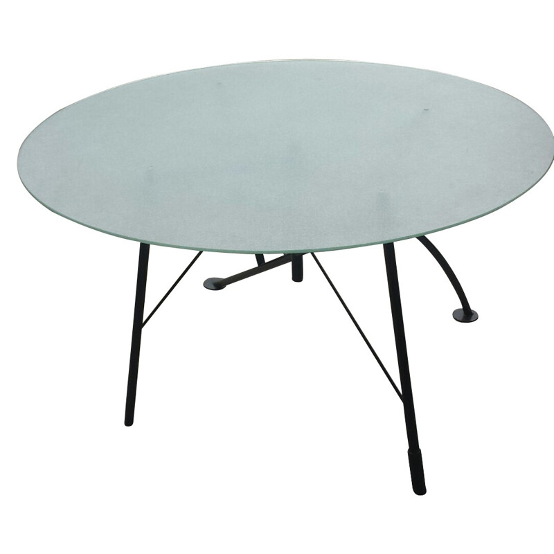 Round dining table "Dole melipone" - 1980s