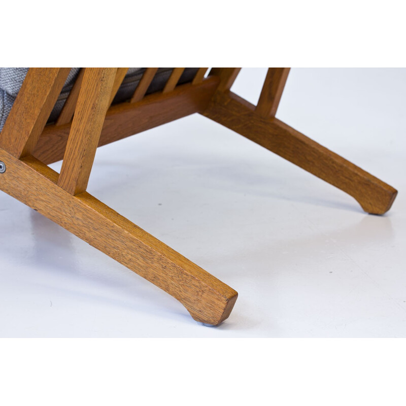 Vintage Oak Lounge Chair by Hans J. Wegner - 1960s