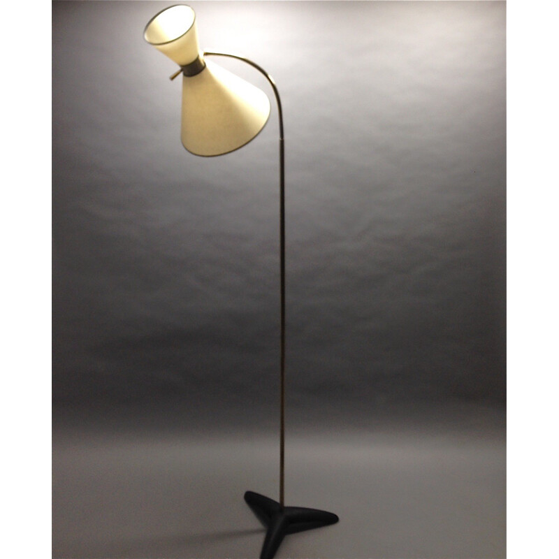 Vintage floor lamp fully restored - 1950s