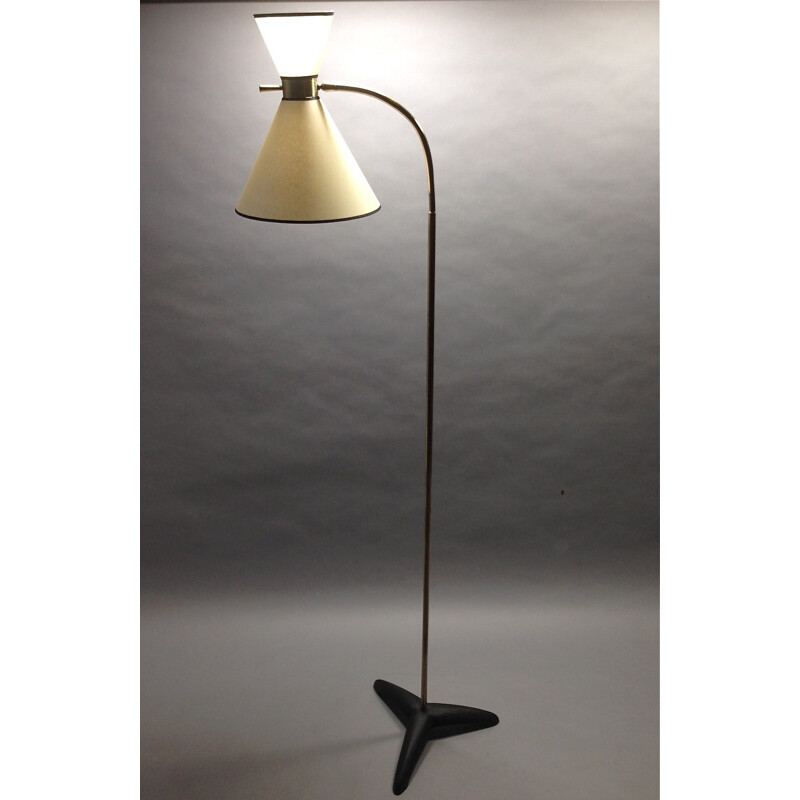 Vintage floor lamp fully restored - 1950s