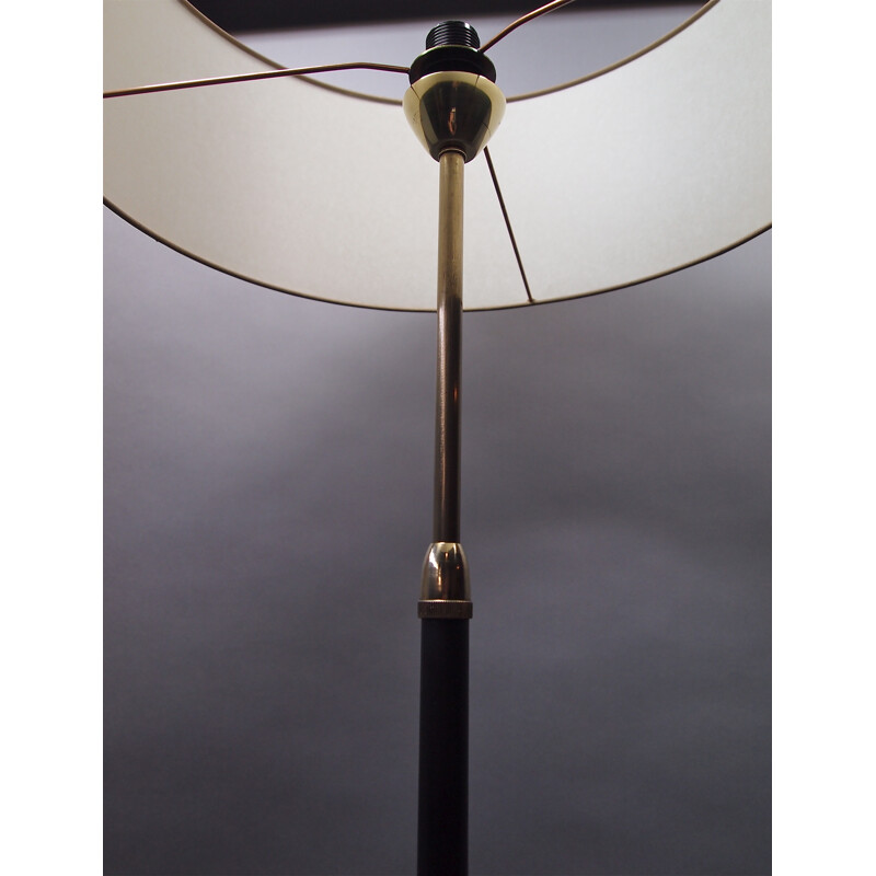 Tripod vintage floor lamp, France - 1950s