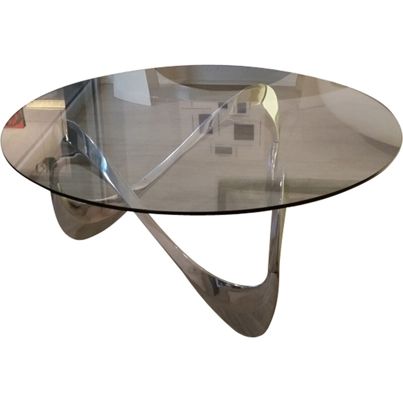 Vintage coffee table by Knut Hesterberg for Ronald Schmitt - 1960s