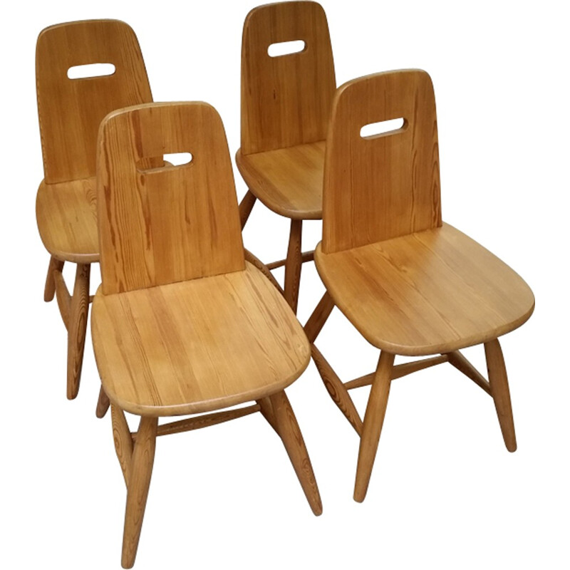 Set of 4 scandinavian chairs by Eero Aarnio - 1960s 