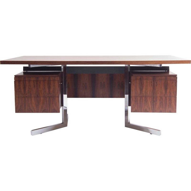 Vintage desk made of rosewood - 1960s