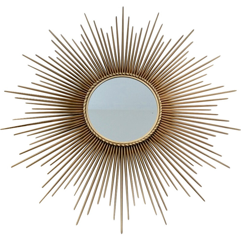 Vintage Sunburst Mirror from Chaty Vallauris, France - 1960s