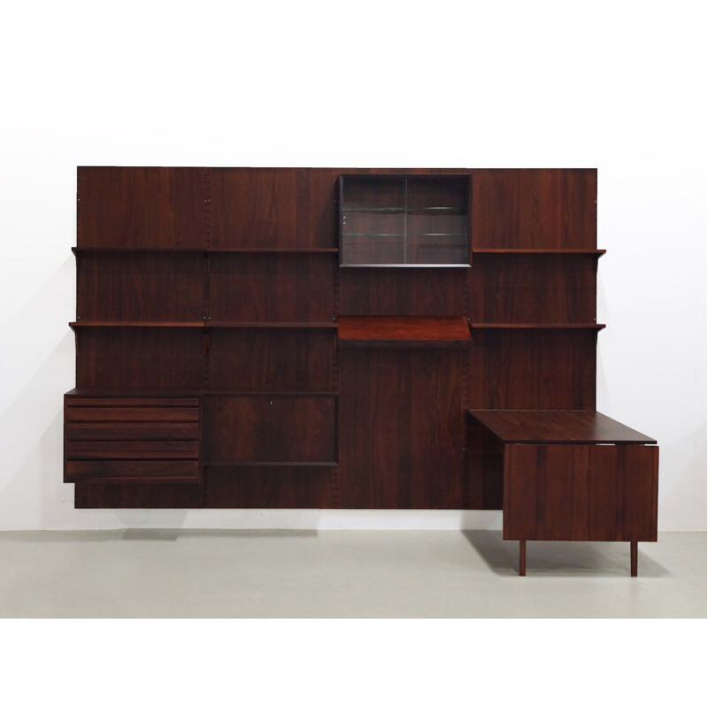 Modular Wall Unit in Rosewood by Poul Cadovius for Cado - 1950s