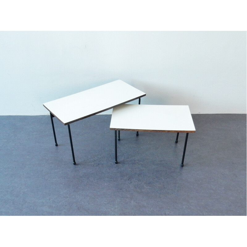 Pair of vintage Twello nesting tables by Martin Visser, 1950