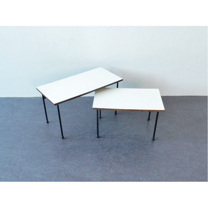 Paire de tables gigognes vintage Twello par Martin Visser, 1950
