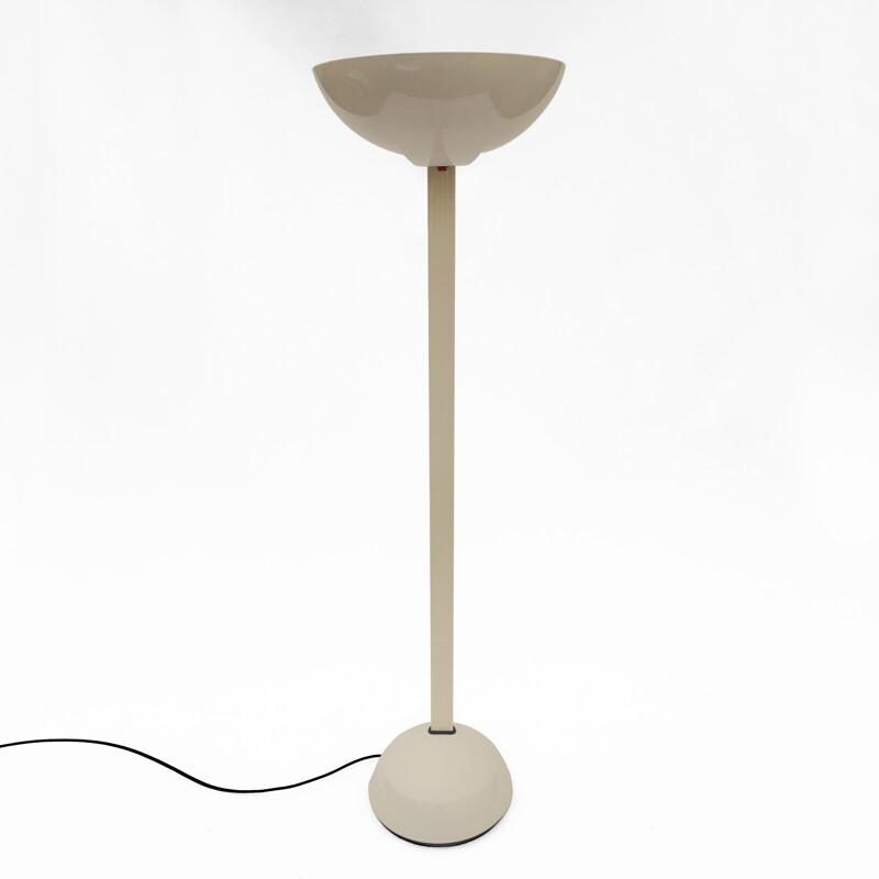 Vintage Cream Lacquered Floor Lamp by Thorn - 1980s