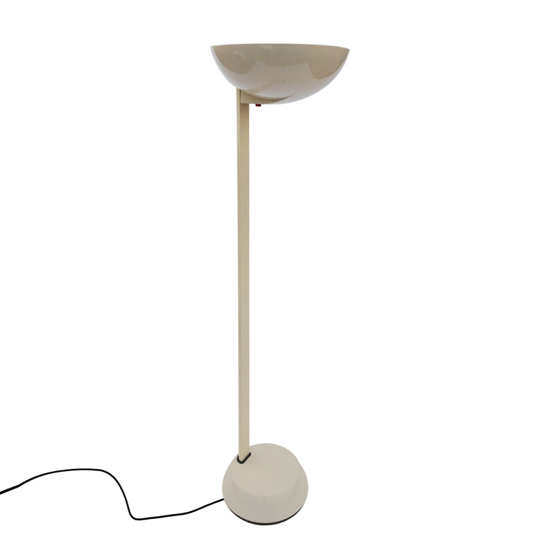 Vintage Cream Lacquered Floor Lamp by Thorn - 1980s