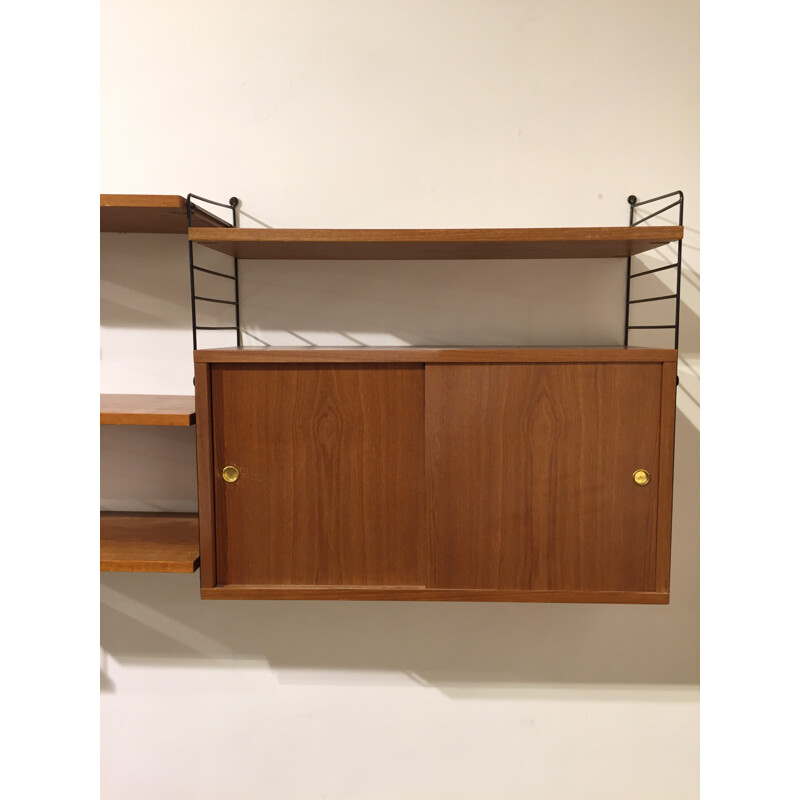 Bookcase with compartment, Nisse STRINNING - 1960s