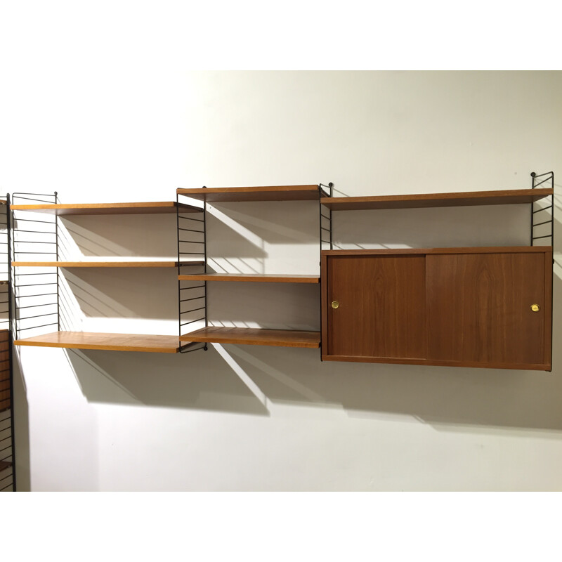 Bookcase with compartment, Nisse STRINNING - 1960s