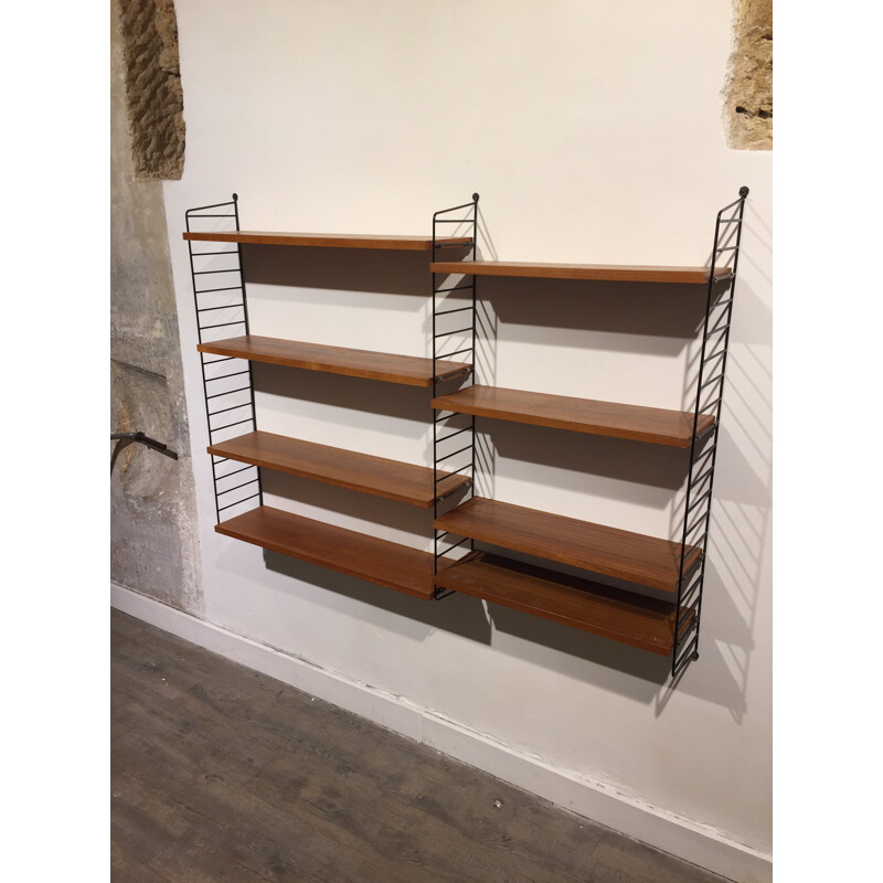 Bookcase with 8 shelves, Nisse STRINNING - 1960s