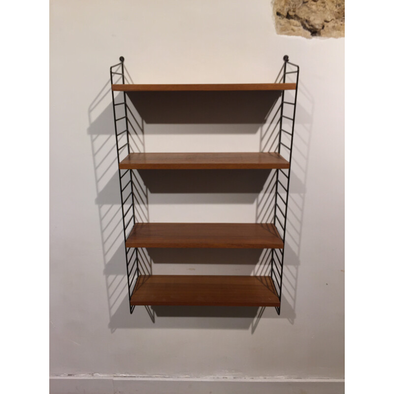 Bookcase with 4 tight shelves, Nisse STRINNING - 1960s