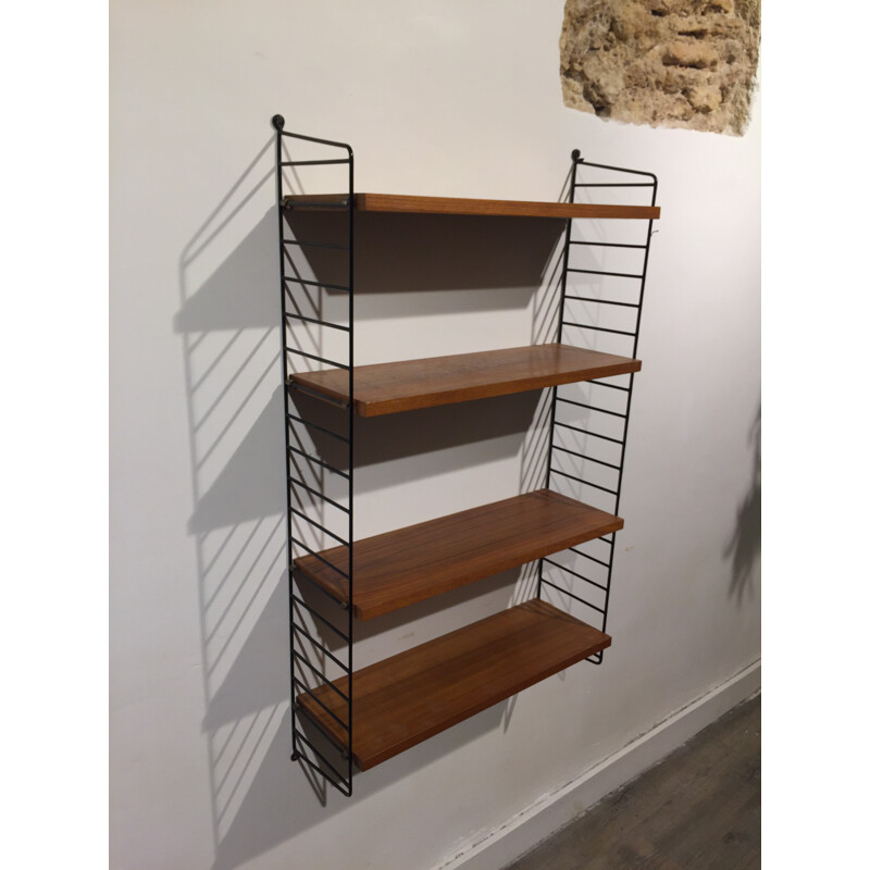 Bookcase with 4 tight shelves, Nisse STRINNING - 1960s