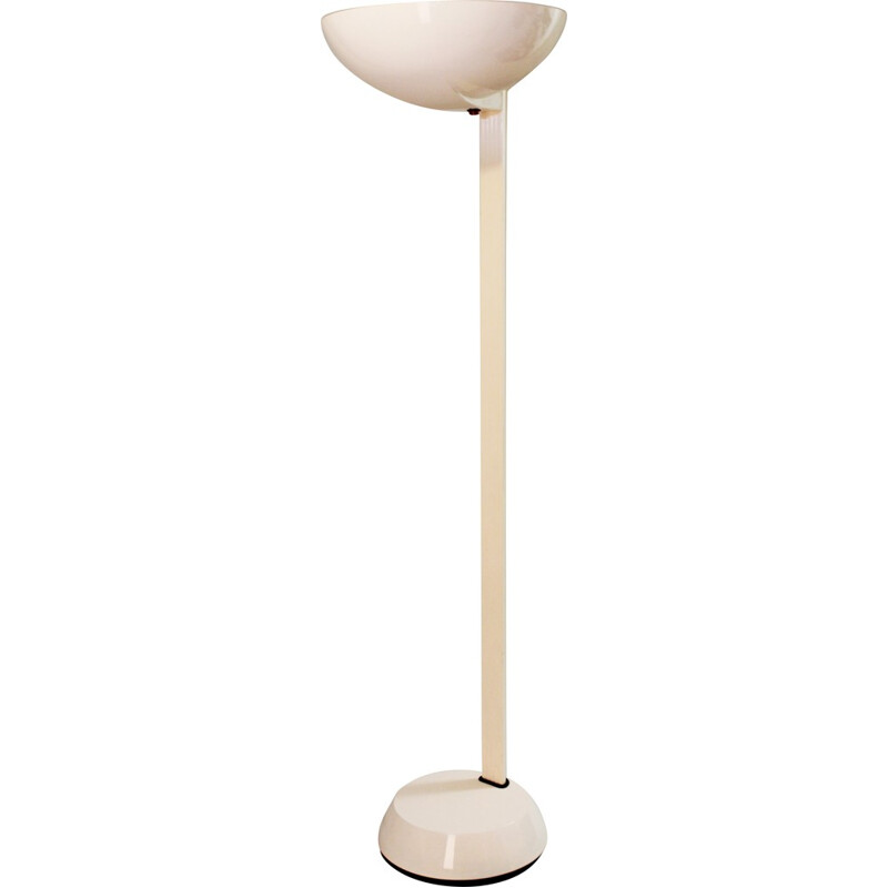Vintage Cream Lacquered Floor Lamp by Thorn - 1980s