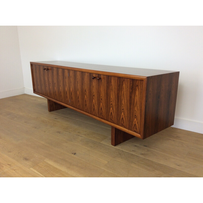 Vintage pair of rosewood sideboards by Martin Hall for Gordon Russell - 1970s