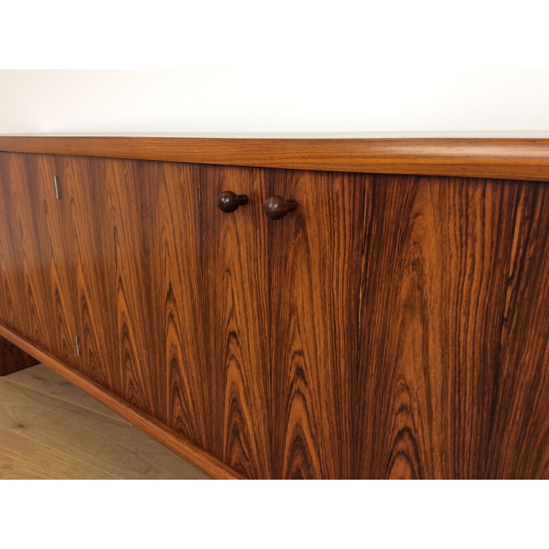 Vintage pair of rosewood sideboards by Martin Hall for Gordon Russell - 1970s