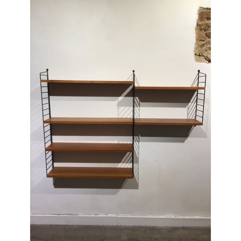Bookcase with 6 shelves, Nisse STRINNING - 1960s