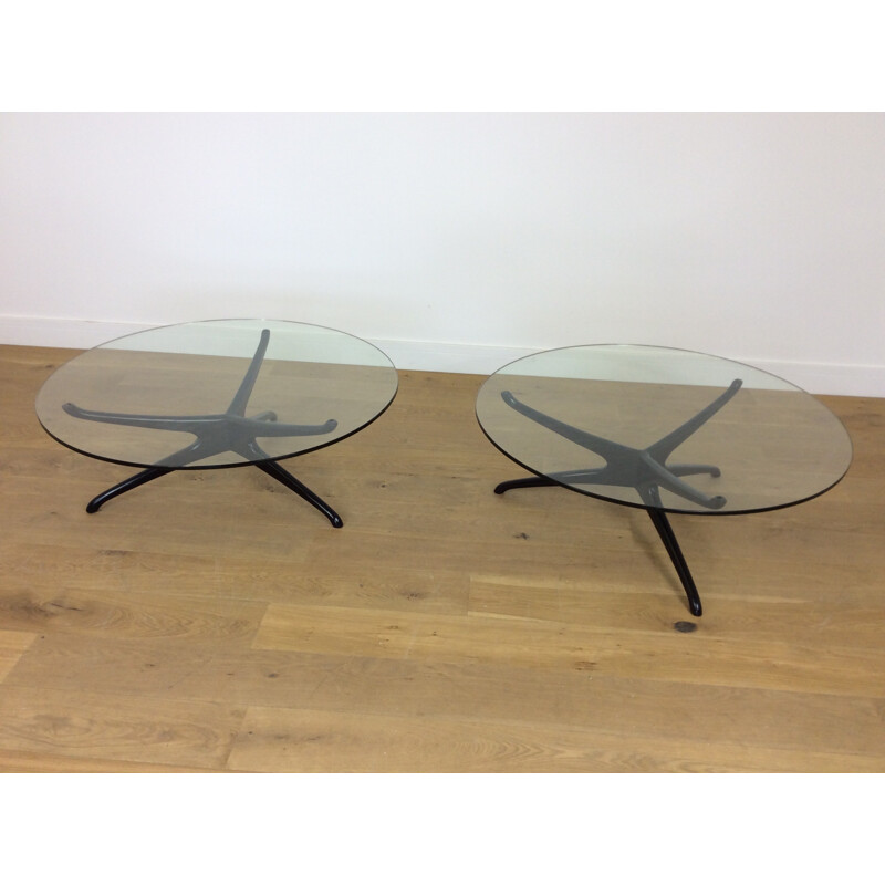 Set of 4 vintage coffee tables by Vladimir Kagan, 1950