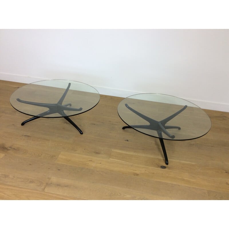 Set of 4 vintage coffee tables by Vladimir Kagan, 1950