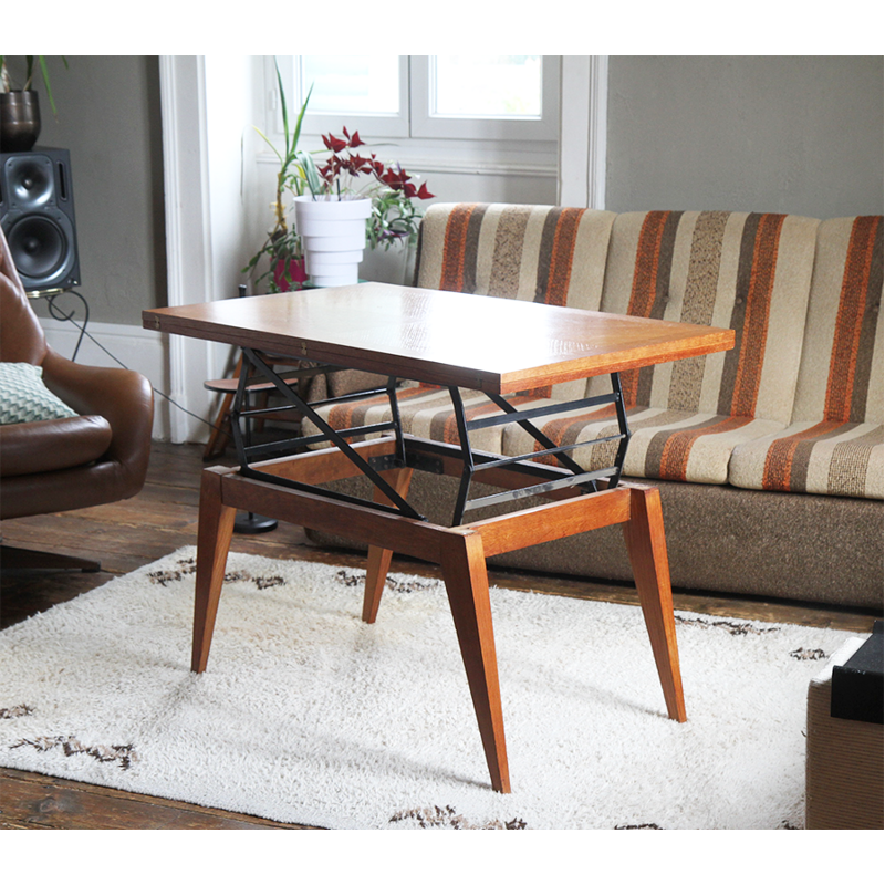 Vintage Convertible Revelation Coffee Table - 1950s