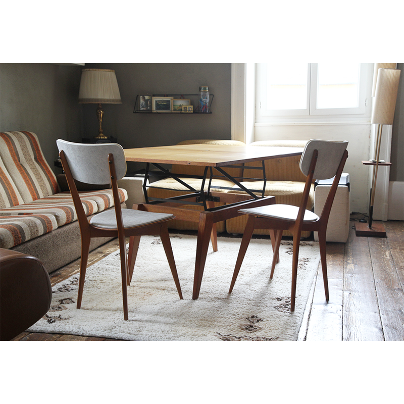 Vintage Convertible Revelation Coffee Table - 1950s