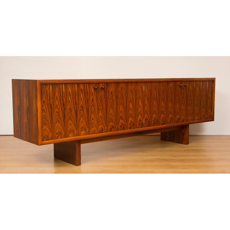 Vintage pair of rosewood sideboards by Martin Hall for Gordon Russell - 1970s