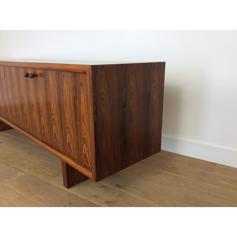 Vintage pair of rosewood sideboards by Martin Hall for Gordon Russell - 1970s