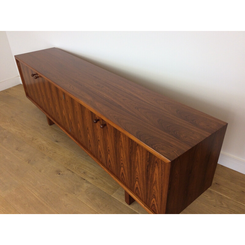 Vintage pair of rosewood sideboards by Martin Hall for Gordon Russell - 1970s