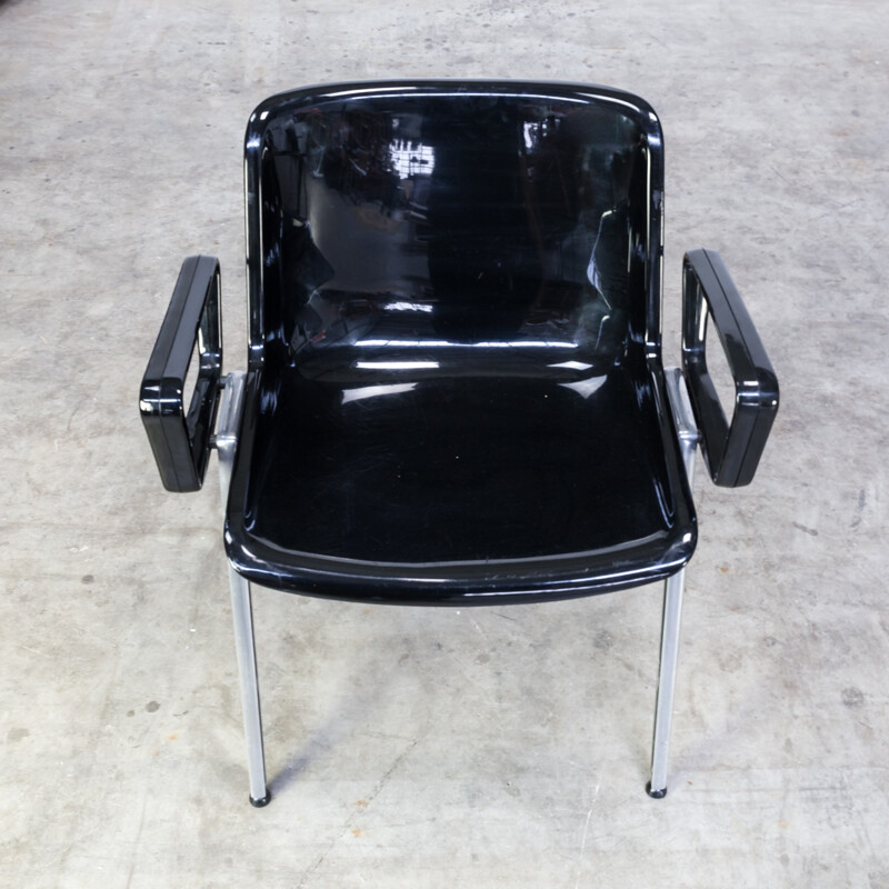 Suite de 6 chaises de bureau Tecno SM203 - 1980