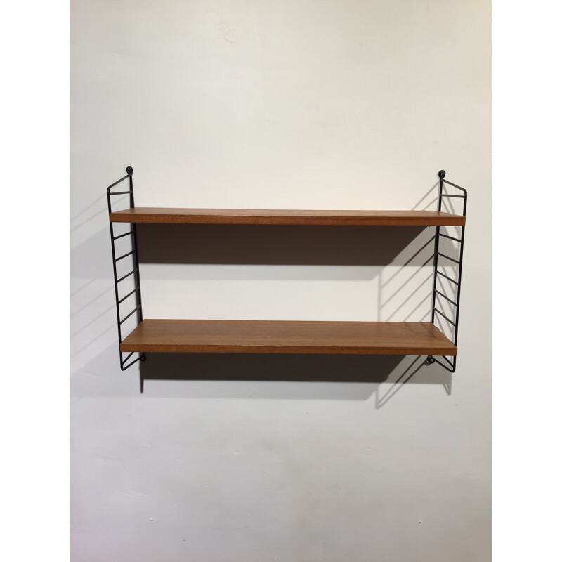 Teak shelves by Nisse STRINNING - 1960s