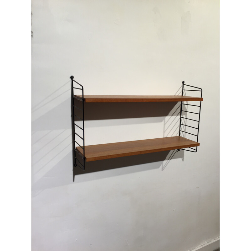 Teak shelves by Nisse STRINNING - 1960s