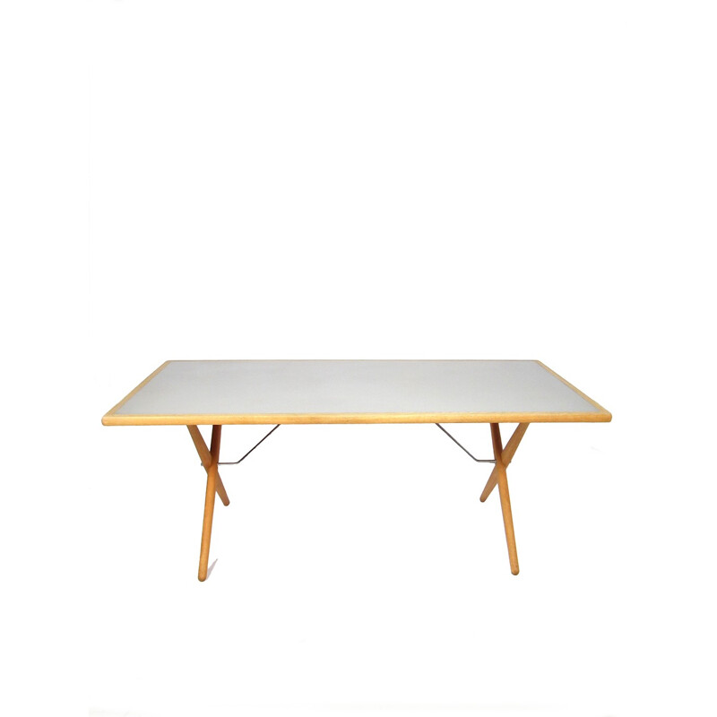 Vintage PP85 Dining Table Cross Legged Table Hans J. Wegner - 1950s