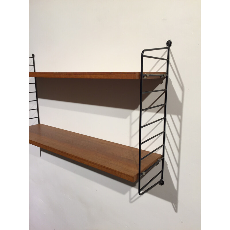 Teak shelves by Nisse STRINNING - 1960s