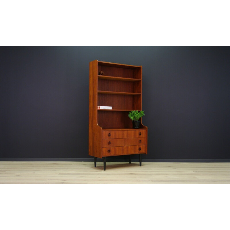 Vintage danish teak bookcase - 1960s