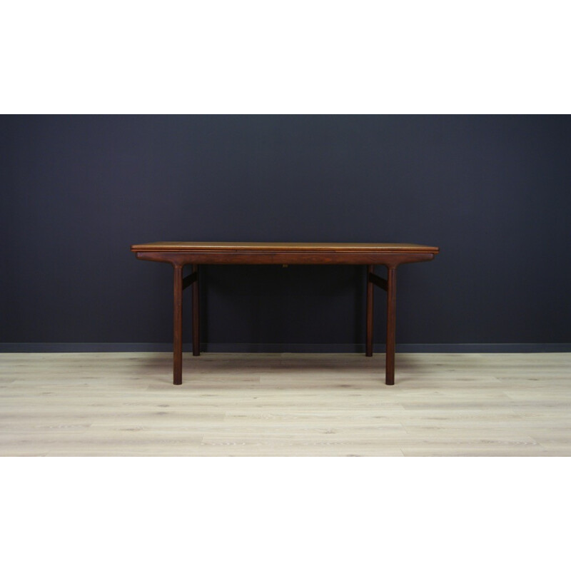 Vintage teak dining table by Johannes Andersen - 1960s