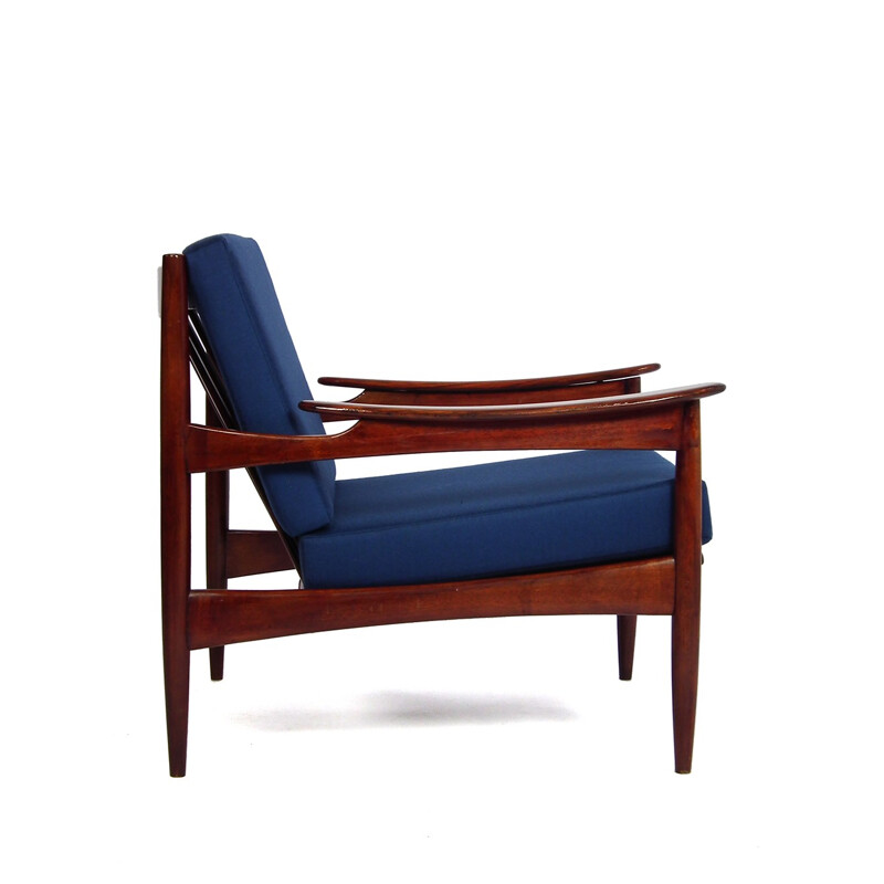 Fauteuil vintage danois en palissandre - 1960