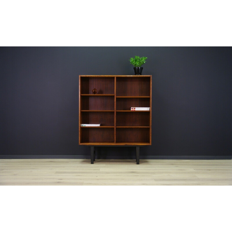 Vintage bookcase in rosewood by Poul Hundevad - 1960s