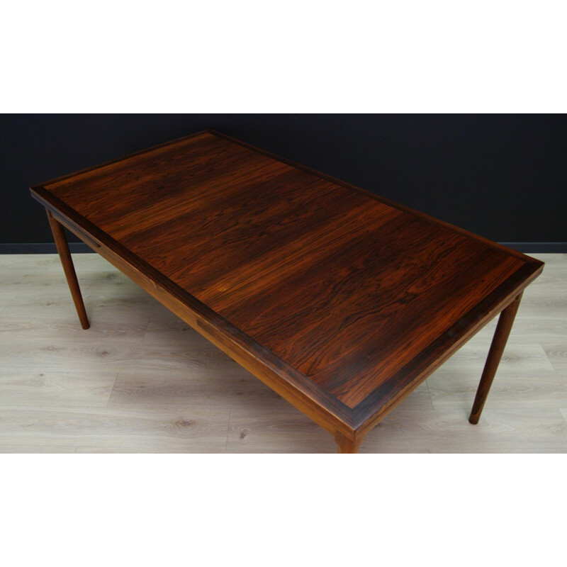Vintage rosewood table for Central Mobler - 1960s
