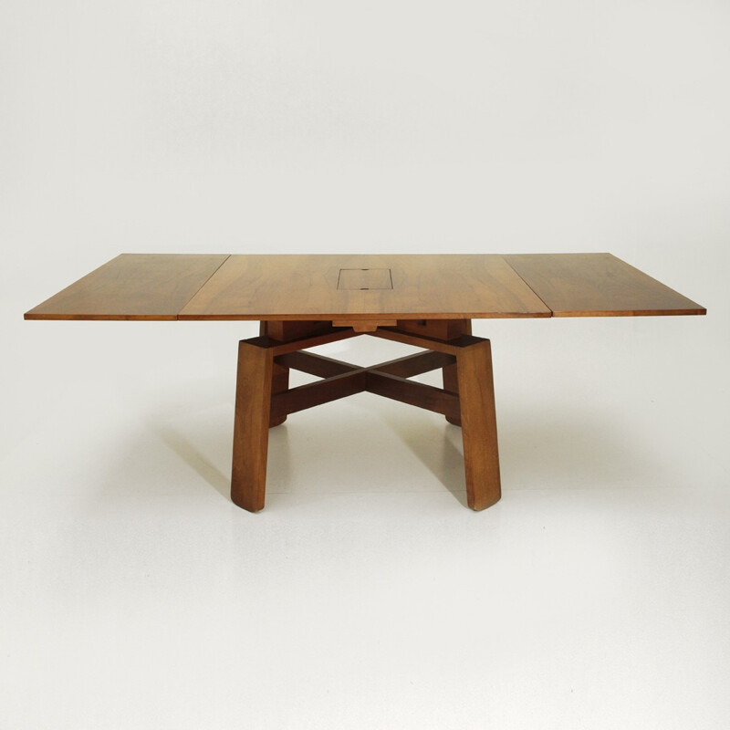 Vintage Extendable Dining Table by Silvio Coppola for Bernini - 1960s
